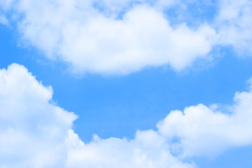 Obraz na płótnie Canvas White cloud on Blue sky.