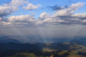 dramatic sky and clouds