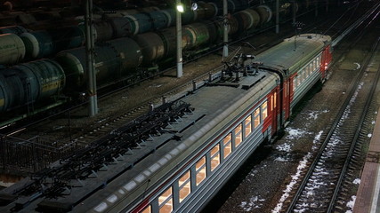 train on railway