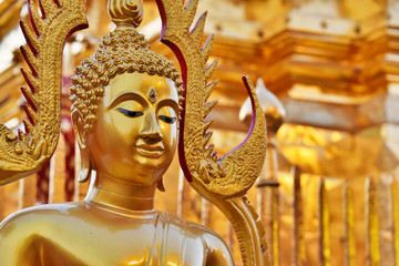 Fototapeta na wymiar Wat Phra That Doi Suthep temple in Chiang Mai Province, Thailand
