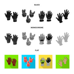 Fototapeta premium Isolated object of silhouette and safety icon. Collection of silhouette and comfort vector icon for stock.