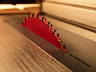 Table Saw Blade Three Quarter View