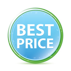 Best Price natural aqua cyan blue round button