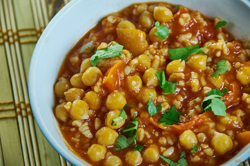 Turkish bulgur pilaf