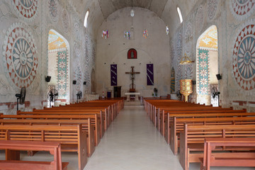 Fototapeta na wymiar Ex-convento de Santo Domingo Uayma Yucatán