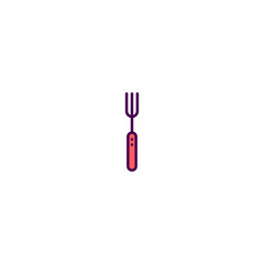 Fork icon design. Gastronomy icon vector design