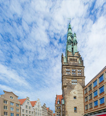 Stadthausturm am Prinzipalmarkt Münster Westfalen
