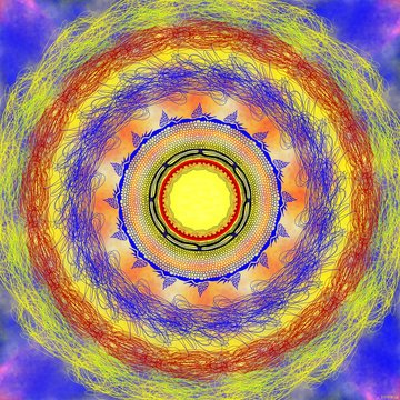 abstract background with circular patterns