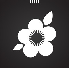 Chinese new year related icon on background for graphic and web design. Simple vector sign. Internet concept symbol for website button or mobile app.