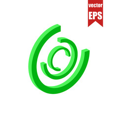 Reload isometric icon.Vector illustration.	