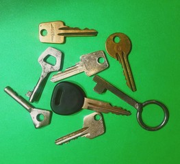set of old keys