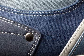 Close-up photo of jeans texture background