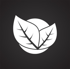 Nature related icon on background for graphic and web design. Simple vector sign. Internet concept symbol for website button or mobile app.