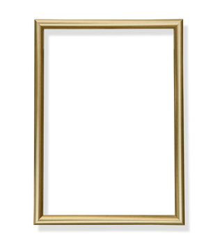golden modern frame