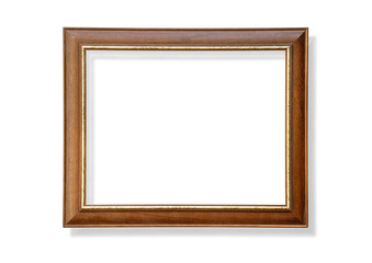 wooden frame isolated