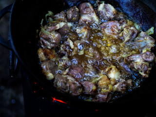Pilaf is a dish of Uzbek cuisine