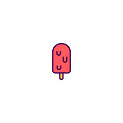 Ice cream icon design. Gastronomy icon vector design