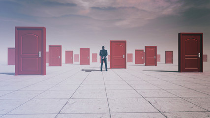 Difficult decisions doors