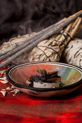 Incense of Salvia Apiana (White sage, sacred sage, bee sage, california sage) 