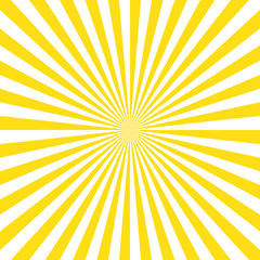 Obraz premium Yellow stripes sunrays background. Sunrays yellow color vector eps10 background.