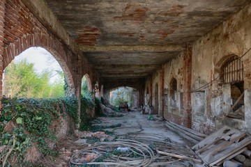 Alte verlassene Villa