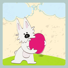 Cute Easter bunny