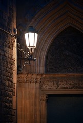 Gothic Quarter night Street view