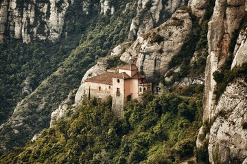 Fototapeta na wymiar Montserrat monastery