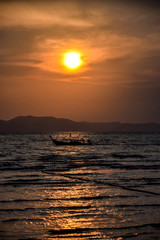 Coucher de Soleil &agrave; Krabi