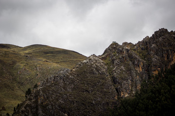 Fototapeta na wymiar paisajes de Huancavelica Perú