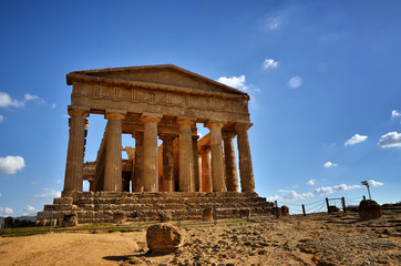 Fototapeta premium The Valley of the Temples is an archaeological site in Agrigento, Sicily, Italy.