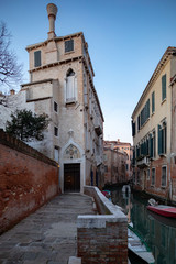 Rues, ruelles et canaux de Venise en Italie 
