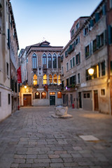 Rues, ruelles et canaux de Venise en Italie 