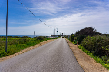Ponta da Piedade, Portugal road view