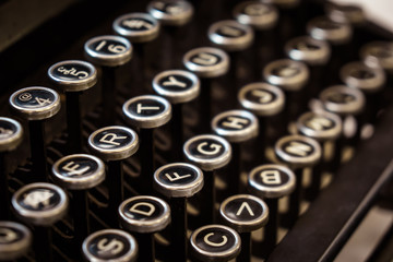 Antique Typewriter Keyboard