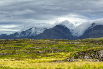 scotland mountains skye island landscape