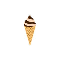 ice cream chocolate colored icon. Element of ice cream illustration icon. Signs and symbols can be used for web, logo, mobile app, UI, UX