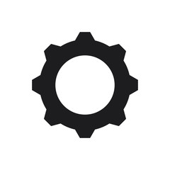 Gear settings icon. Gear vector eps10 sign.