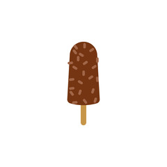 ice cream chocolate colored icon. Element of ice cream illustration icon. Signs and symbols can be used for web, logo, mobile app, UI, UX