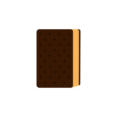ice cream chocolate colored icon. Element of ice cream illustration icon. Signs and symbols can be used for web, logo, mobile app, UI, UX