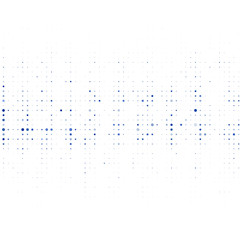 Blue  dots on white background