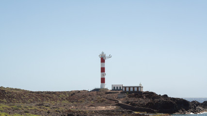 great lighthouse on the coast of Tenerife