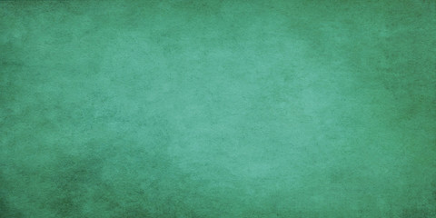 Green wide grunge effect texture.