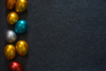 Decorative Easter eggs background,