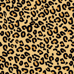 Leopard pattern design, vector illustration background eps 10