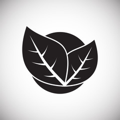 Nature related icon on background for graphic and web design. Simple vector sign. Internet concept symbol for website button or mobile app.