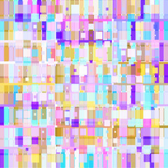 Mosaic of colored rectangles