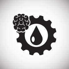 Smart home related icon on background for graphic and web design. Simple vector sign. Internet concept symbol for website button or mobile app.