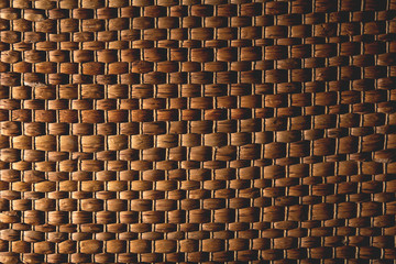 wicker texture close up
