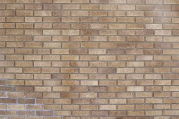 Old brown brick wall background texture